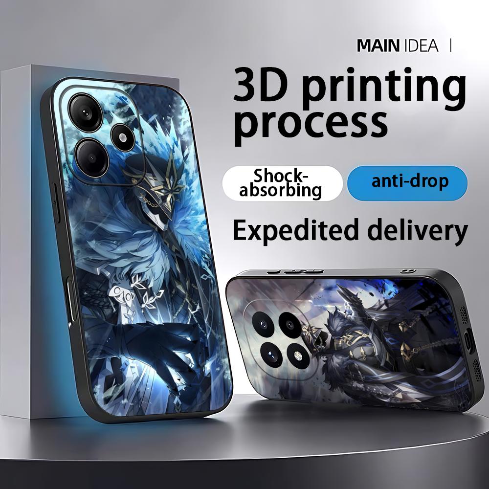 Xiaomi Redmi Note 13 - Чехол для телефона Genshin Impact Capitano