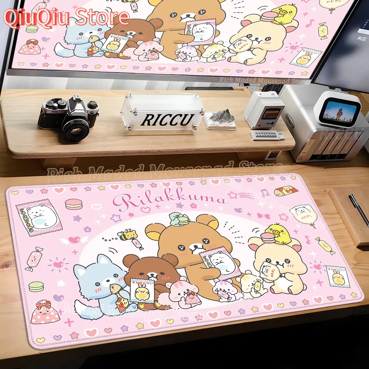 Graphic Tablet Accessories - Mousepad Gamer Desk Accessories Rilakkuma Office