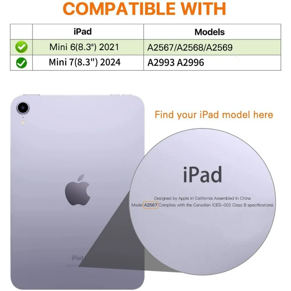 Чехол для iPad Mini 7, 2024, м – обзор и цена Ipad Cover Folio