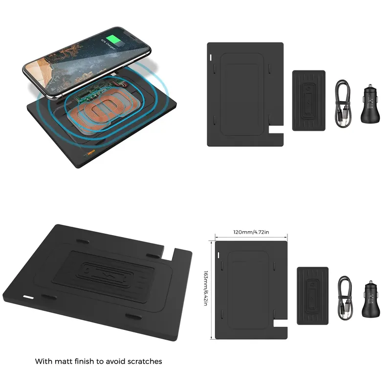 Беспроводное автомобильное зар – обзор и цена Wireless Charging Pad