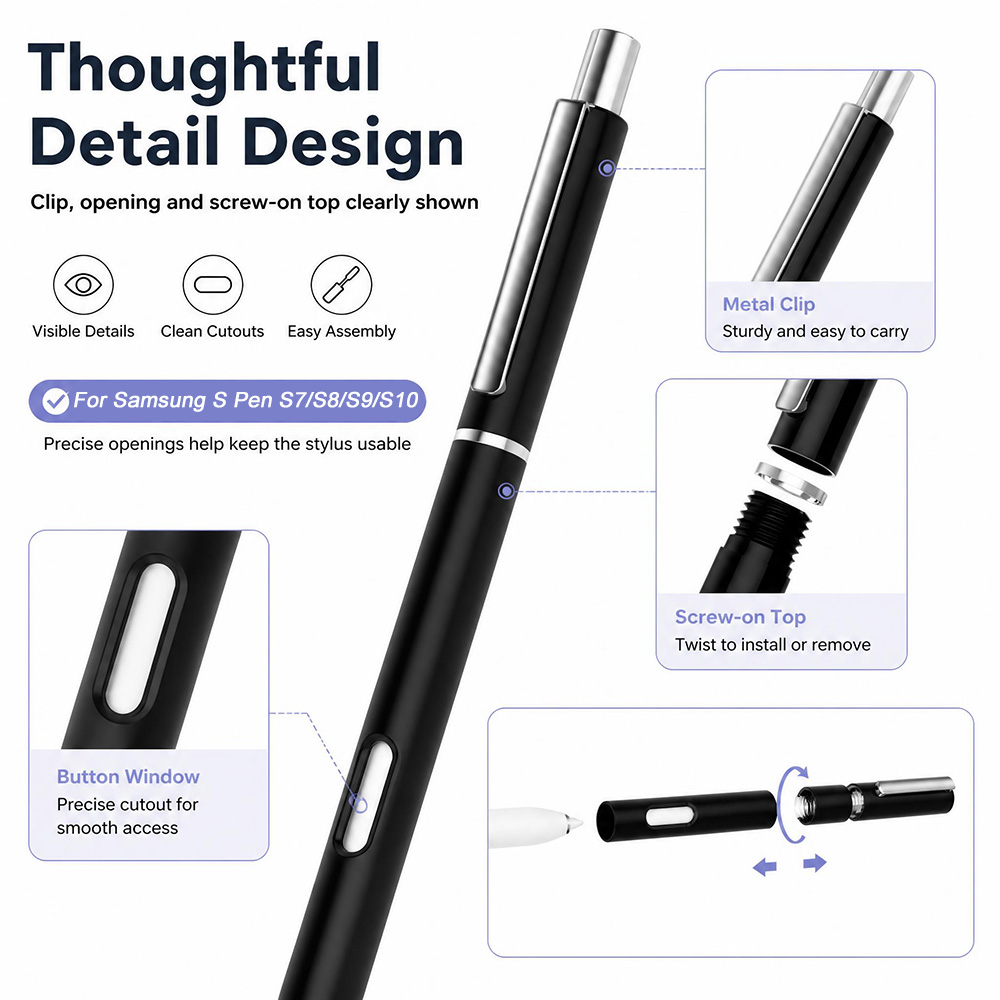 Новый чехол для стилуса S Pen  – обзор и цена Samsung Tablet S10 Accessories